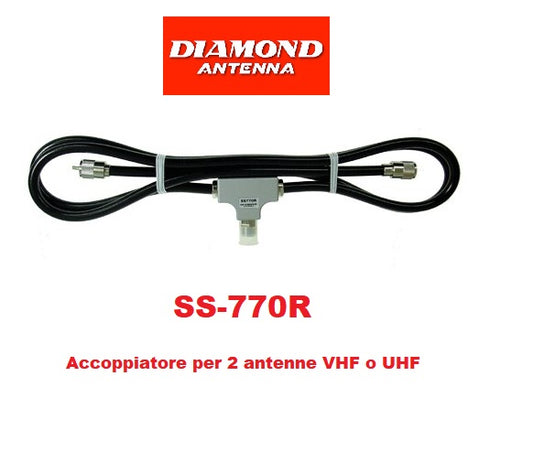 Diamond SS-770R - Accoppiatore per 2 antenne VHF o UHF