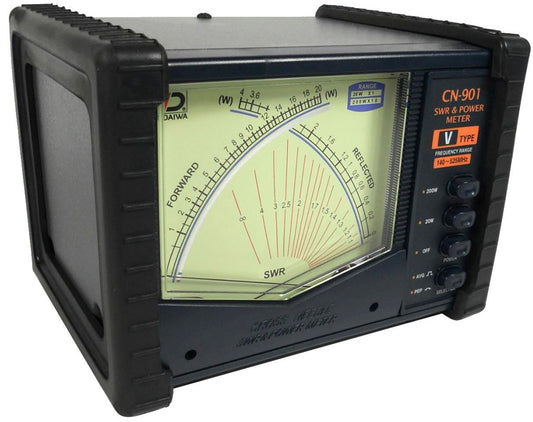 Daiwa CN-901 VN SWR Wattmetro, 140-525 MHz, 200 W Max Professional Series