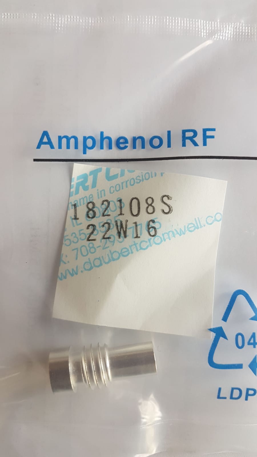 RIDUTTORE AMPHENOL PER CAVO RG-58, RG-59 H-155