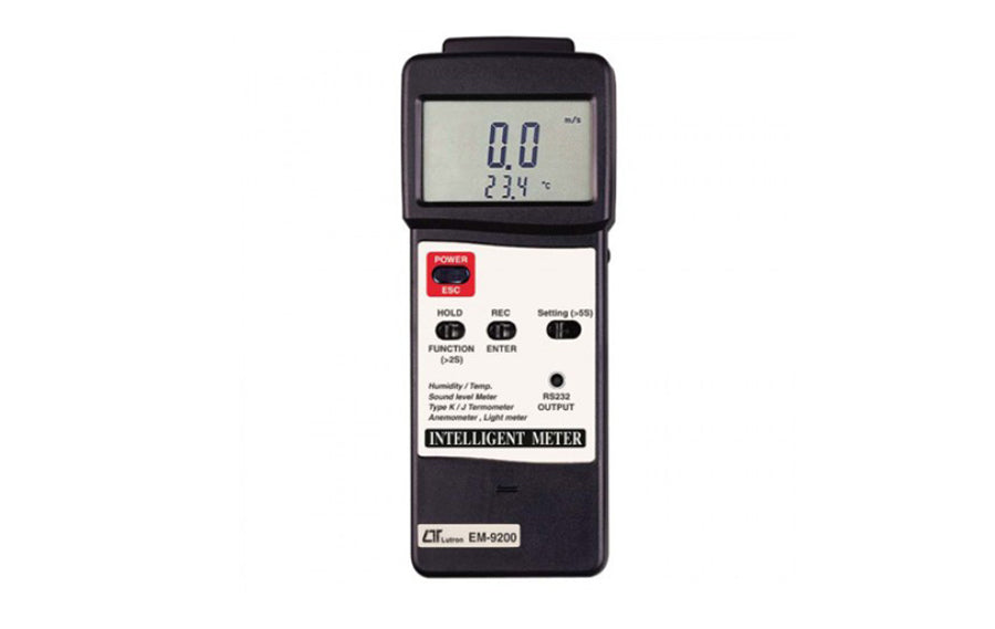 LUTRON EM-9200 multitester Vento, Suono, Pressione, Luce, Umidita', Temperatura