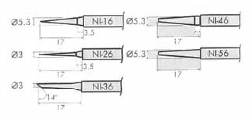 PUNTA RICAMBIO N1-36 PER STAZIONE SALDANTE LAFAYETTE SDD-9
