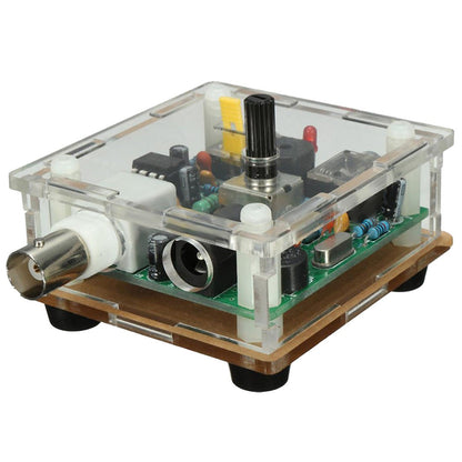 HRS QRP Kit - Ricetrasmettitore cw banda 40 metri 7.023 MHz con box plexiglass