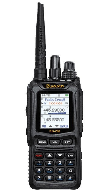 KG-V98 LTE - Easyptt Ricetrasmettitore TRIBANDA VHF/UHF analogica + 4 G LTE