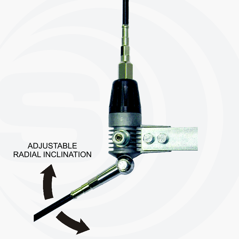 Sirio BOOMERANG A - Antenna  C.B. 27 MHz da balcone 360 cm.
