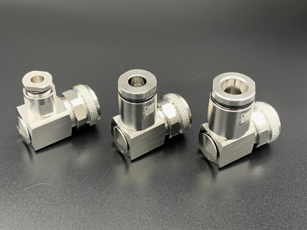 HRS PL7PRO90 - Connettore professionale PL maschio per cavi 7 mm angolari