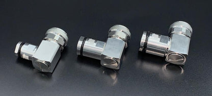 HRS PL7PRO90 - Connettore professionale PL maschio per cavi 7 mm angolari