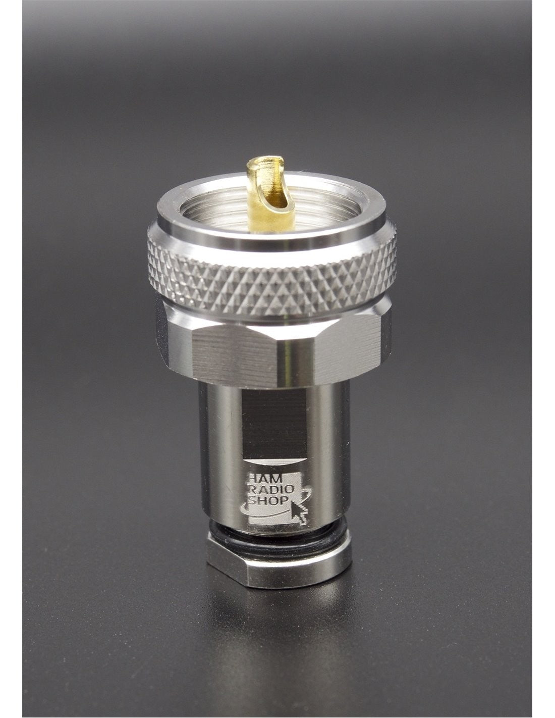 HRS PL6PRO - Connettore professionale PL maschio per cavi 6,3 mm RG-8Mini RF-240