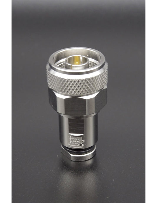 HRS N6PRO - Connettore professionale N maschio per cavi 6,3mm RG-8Mini RF-240