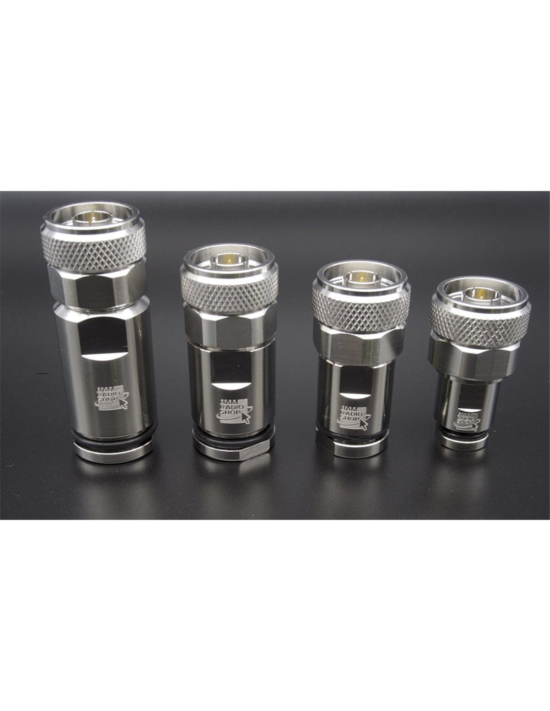 HRS N6PRO - Connettore professionale N maschio per cavi 6,3mm RG-8Mini RF-240