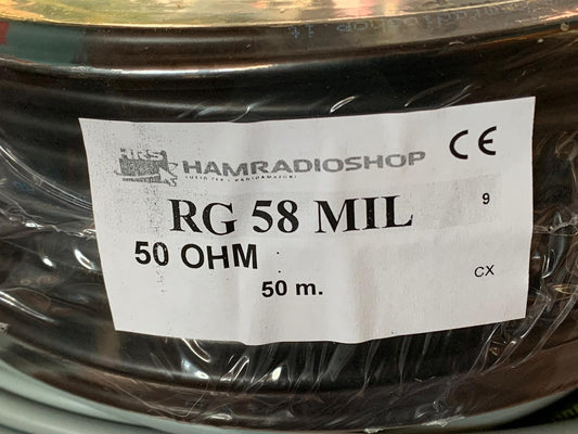 RG-58 MIL Cavo coassiale made in Italy - Vendita al metro