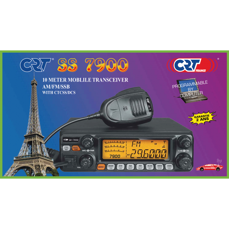 SUPERSTAR SS-7900V TURBO CRT - Ricetrasmettitore HF/CB AM/FM/SSB