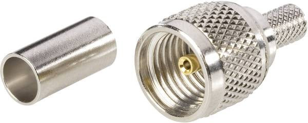 Connettore Mini UHF maschio a crimpare  X cavi 5mm
