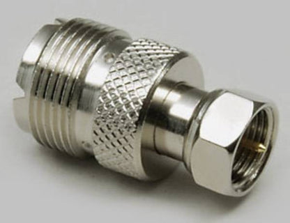 Adattatore da F maschio a SO239 UHF PL femmina