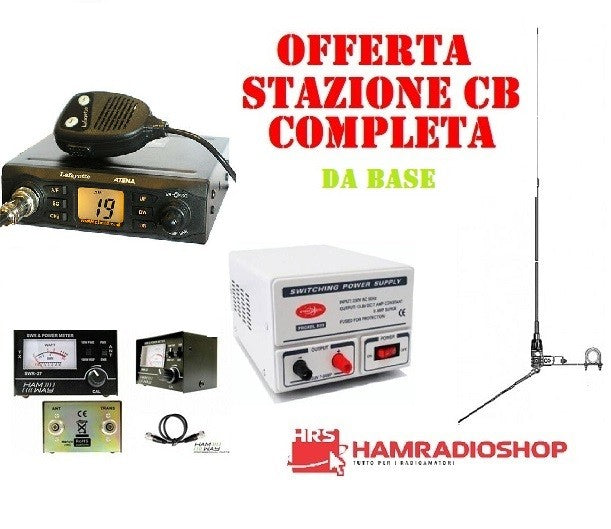 OFFERTA ATENA - Stazione CB Base 40 ch. AM/FM Completa!!!
