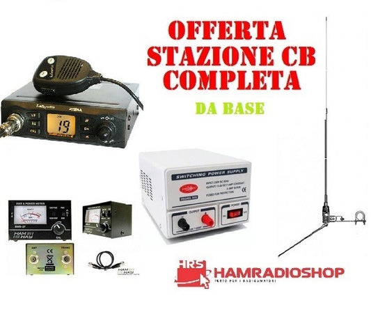 OFFERTA ATENA - Stazione CB Base 40 ch. AM/FM Completa!!!