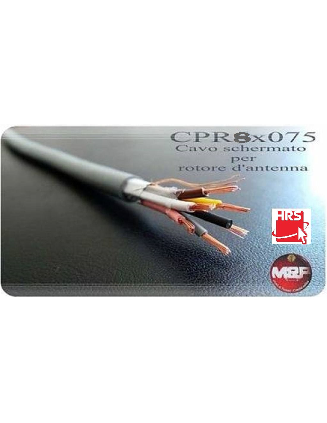 CPR8x075 Cavo schermato 8 poli per rotori d'antenna