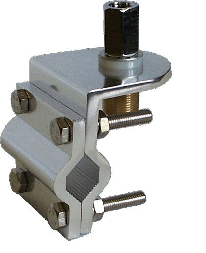 HRS-342TC - Staffa antenne per portapacchi o tubolari filetto 3/8" connettore SO-239 + 4 m cavo rg-58