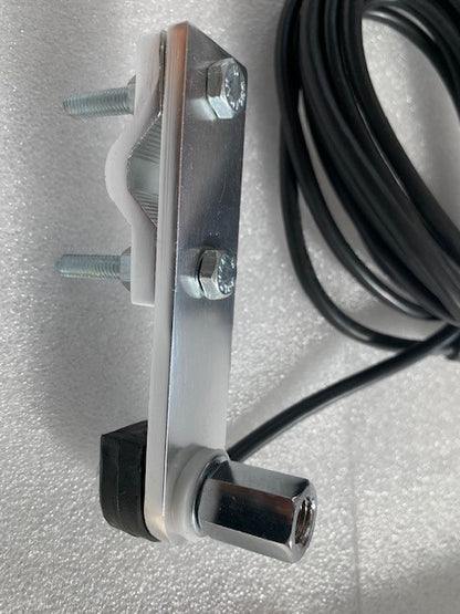 HRS-341T - Staffa antenne per portapacchi o tubolari filetto 3/8" + 4 m. RG-58 conn. PL