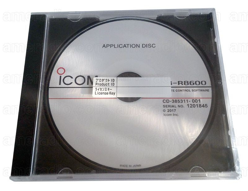 Software per il controllo remoto per IC-R8600 su Pennetta