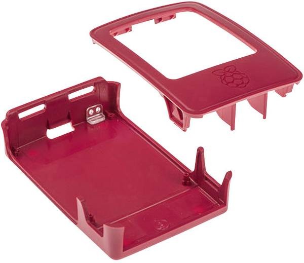 Custodia per scheda SBC Raspberry Pi® Adatto per: Raspberry Pi Rosso, Bianco