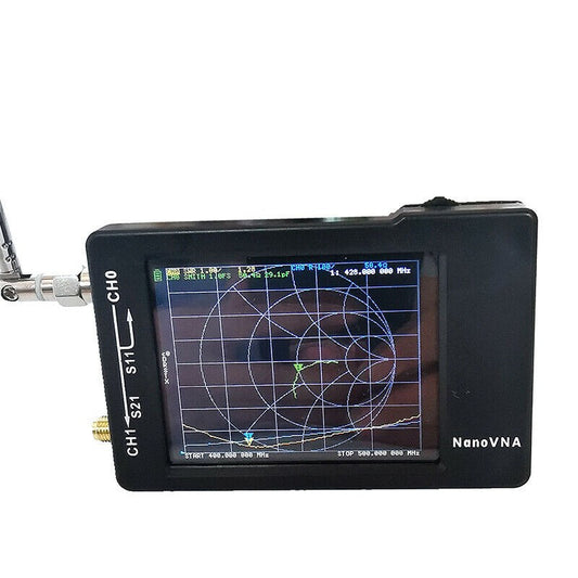 NanoVNA-H 10KHz-900MHz Vector Network Antenna Analyzer VNA HF VHF UHF w/ Shell