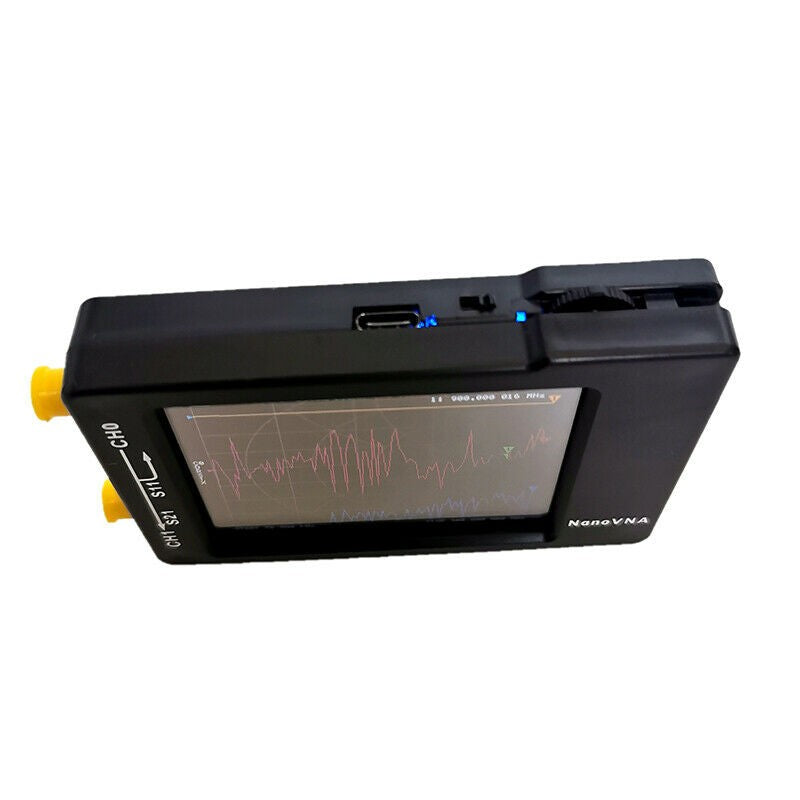 NanoVNA-H 10KHz-900MHz Vector Network Antenna Analyzer VNA HF VHF UHF w/ Shell