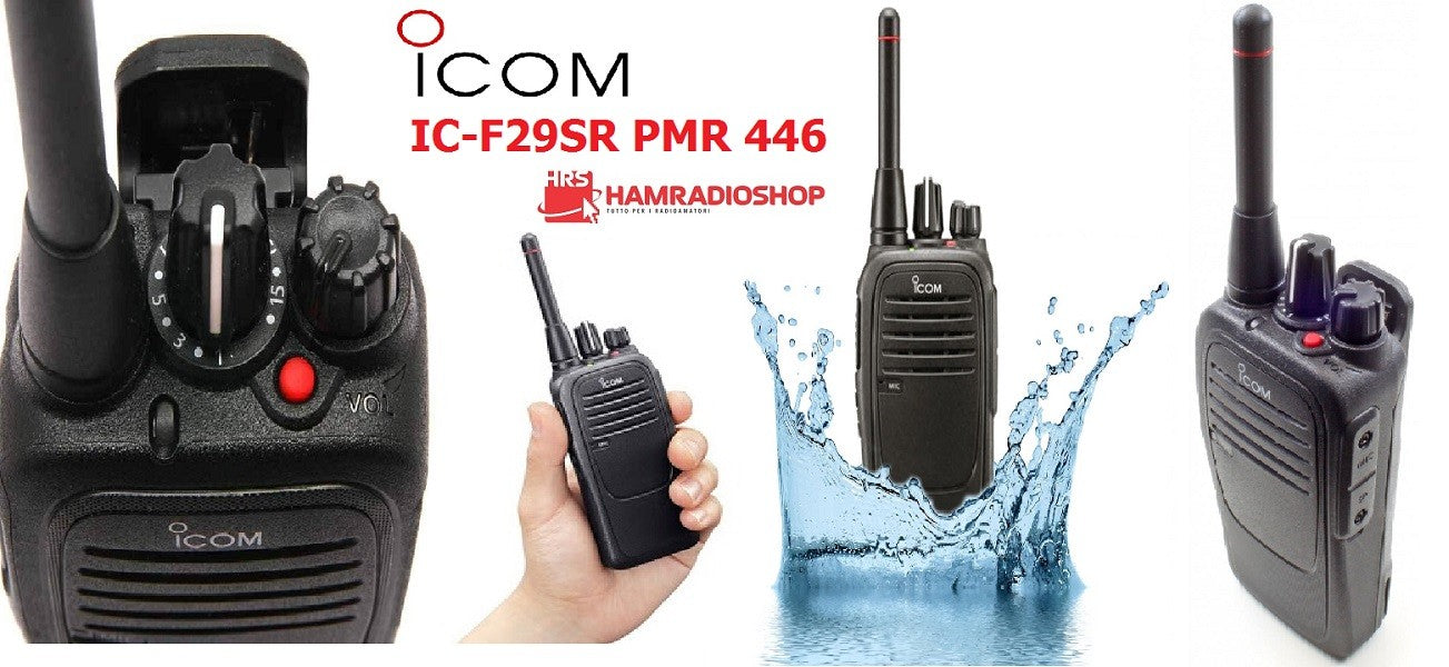 Icom IC-F29SR2 Ricetrasmettitore UHF PMR446 analogica senza licenza
