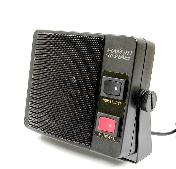 HAM WAY SP-85 Altoparlante CB Deluxe, 8 ohm, 4W, Rettangolare, Con Filtro e Mute