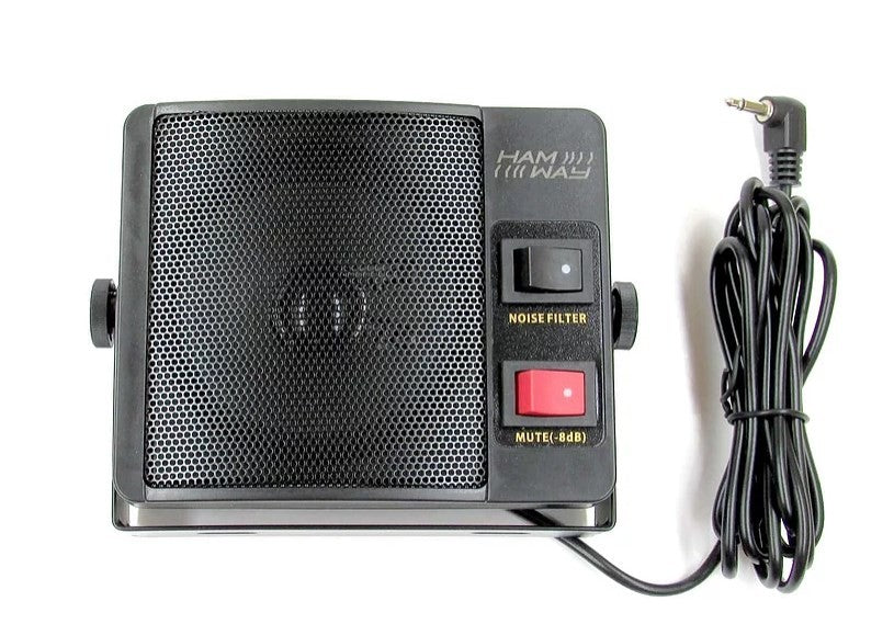 HAM WAY SP-85 Altoparlante CB Deluxe, 8 ohm, 4W, Rettangolare, Con Filtro e Mute