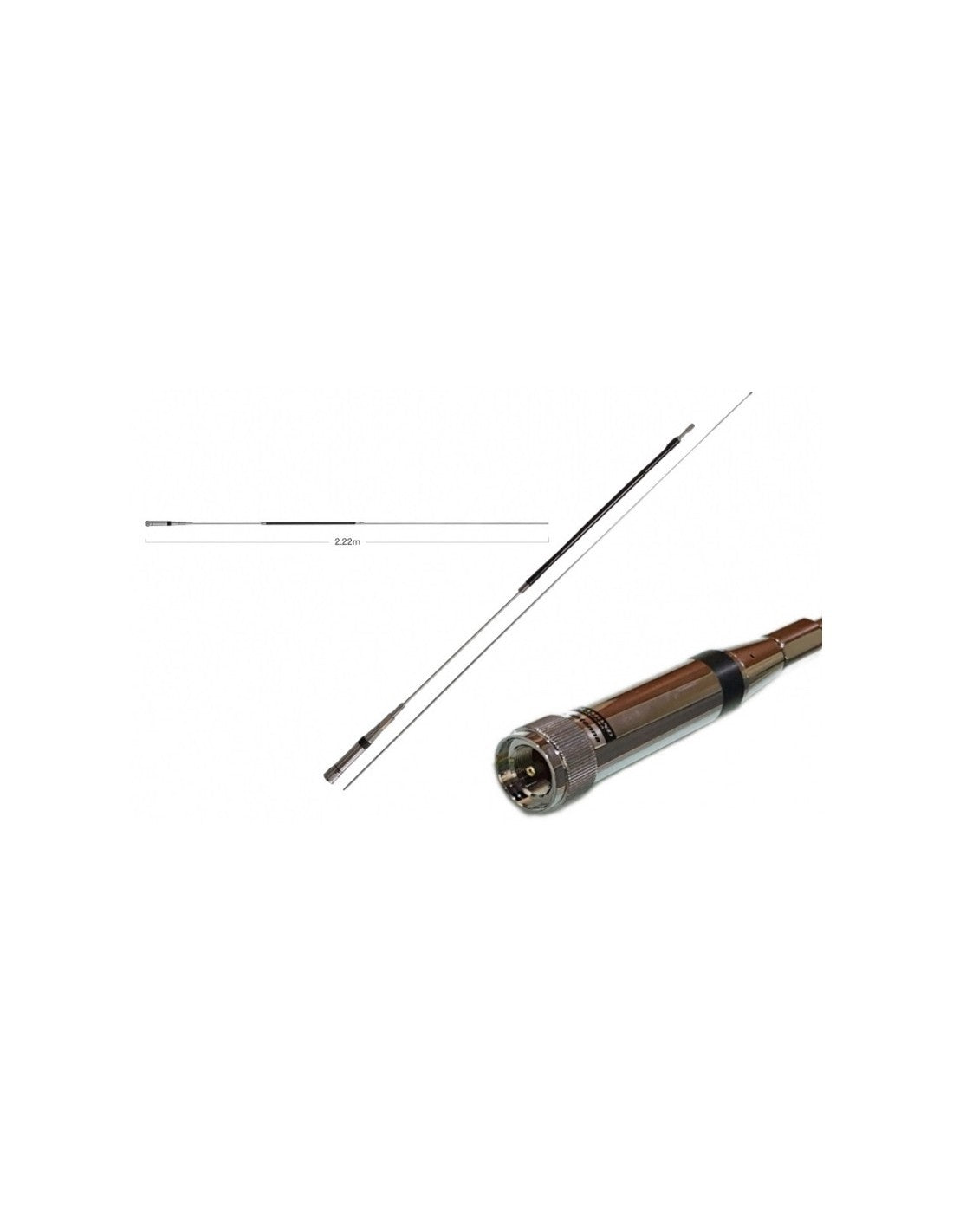 Diamond HF-80CL - Antenna veicolare HF banda 80 mt. connettore PL-259