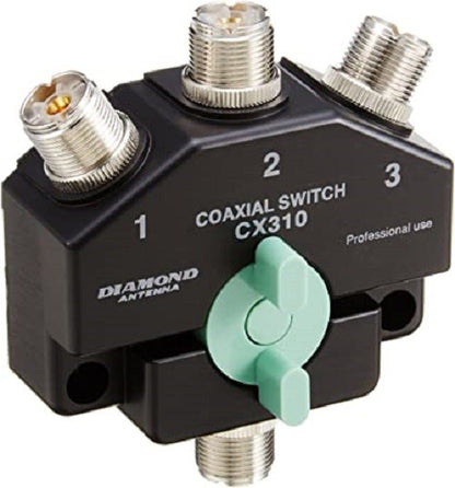Diamond CX-310A Commutatore d'antenna 3 vie connettori SO239 (UHF)