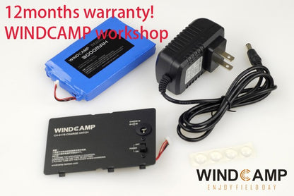 WINDCAMP Kit Batteria Lipo ai polimeri 3000mAh + Caricabatterie + Copribatteria per Yaesu FT-817, FT-818