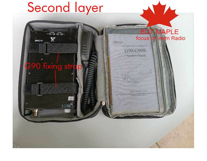 Windcamp Borsa di trasporto per QRP Xiegu G90, X108, Yaesu FT-817 FT-818 o per altri usi