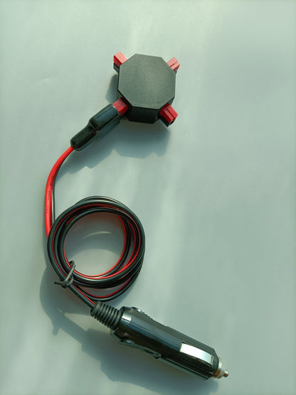 4 WAY POWERPOLE - Cavo alimentazione 4 vie conn. accendisigari per QRP e QRO