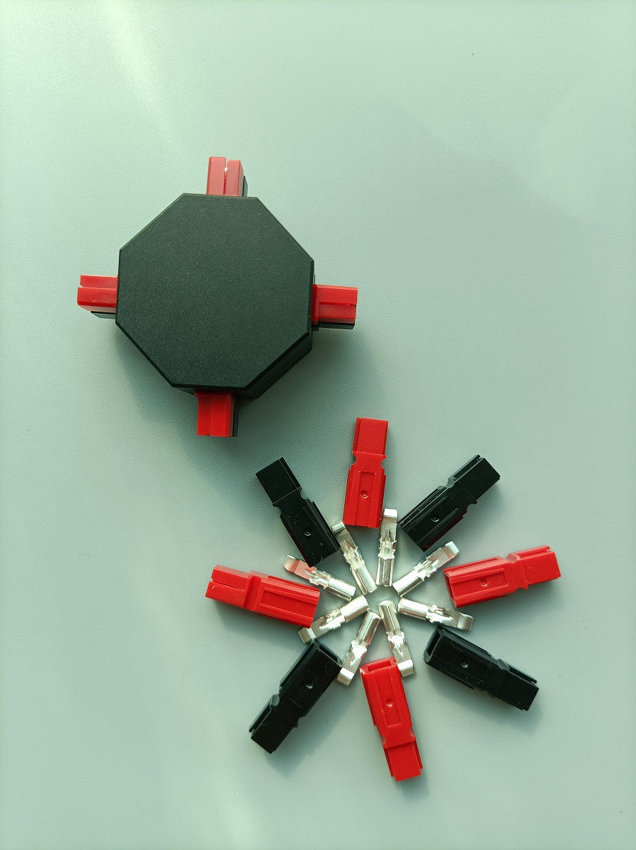 4 WAY POWERPOLE - Cavo alimentazione 4 vie conn. accendisigari per QRP e QRO