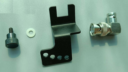 Connettore maschio/femmina BNC 90° con staffa bloccaggio per Icom IC-705 QRP