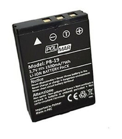 PB-19 Batteria ricambio per Polmar MINI, Navy015F,  Yaesu VX3, 1200mAh 3,7V