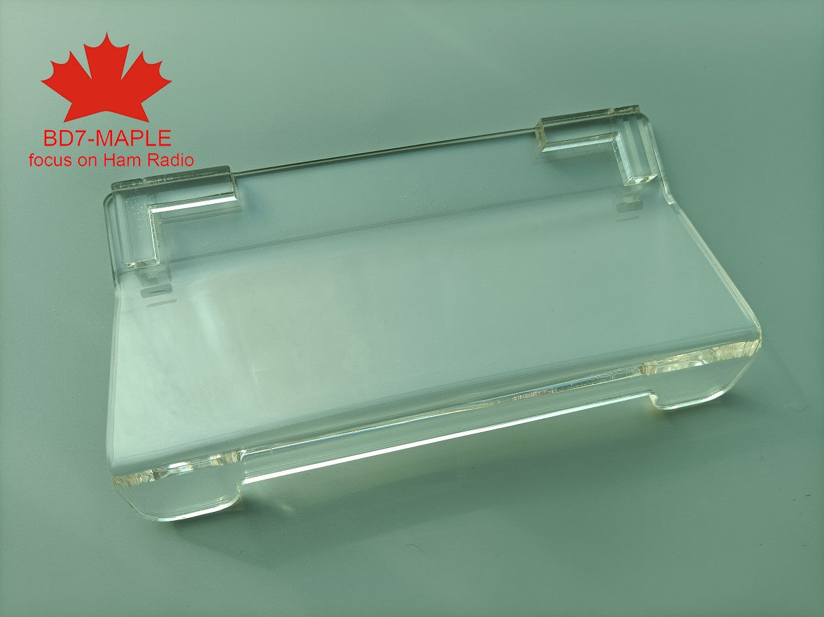 Windcamp Base supporto in plexiglass per IC-705 QRP, trasparente