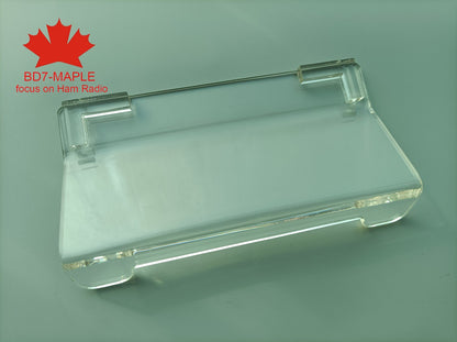 Windcamp Base supporto in plexiglass per IC-705 QRP, trasparente