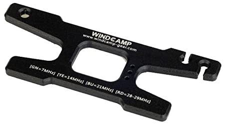 Windcamp Gipsy - Antenna dipolo 5-50 MHz orizzontale portatile per QRP e QRO fino a 100W