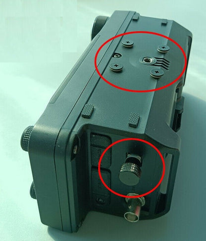 Set vite GND + viti inferiori, ricambio  per ricetrasmettitore  Icom IC-705 QRP