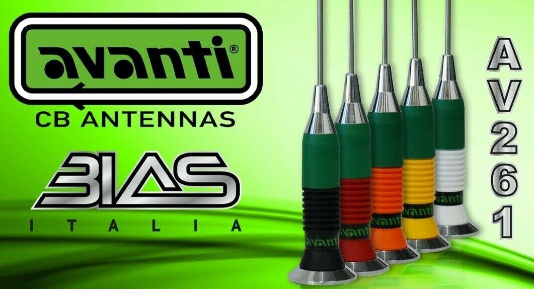 AVANTI AV261 - Antenna CB 1,5kw 196 cm. + cavo AVSPECIAL by MESSI & PAOLONI
