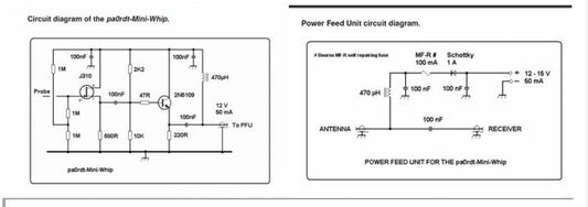 MiniWhip Antenna Attiva 10kHz - 30MHz + BIAS TEE, ottimo per ricevitori SDR