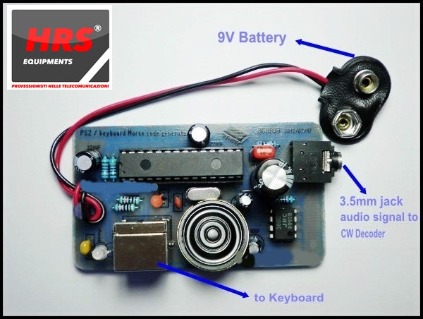 CW Reader Decoder con CW Signal Generator