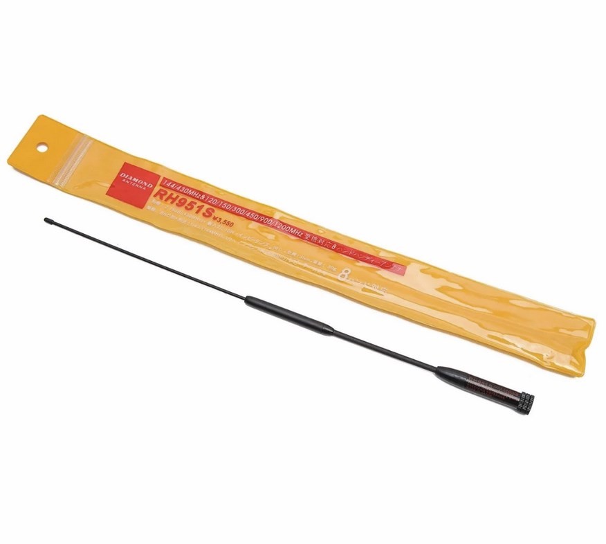 Diamond SRH-951S, Antenna per portatili lunghezza 35 cm, tribanda 2m/70cm/23cm