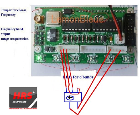 Generatore di segnali DDS 0-55MHz  basato su AD9850