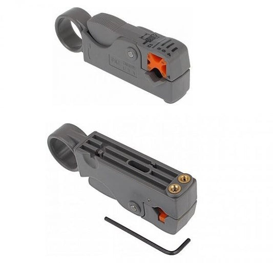 Pinza spelafili per cavo coassiale RG58 RG59 RG6 per crimpatura