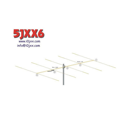 5JXX6 Antenna direttiva 50Mhz 5 elementi