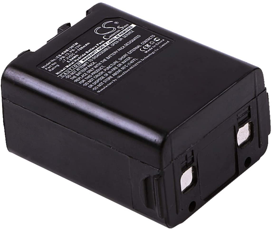 KNB130TW (PB-13H) Pacco batterie ricaricabile per Kenwood TH-26/27/28/45/46/47/48/55/75/77/78/220