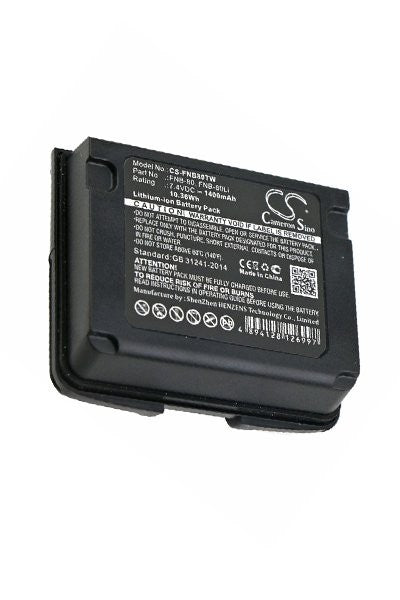 FNB80TW (FNB-80) Pacco batterie per Vertex e Yaesu VX-5 / VX-6 / VX-7 etc.
